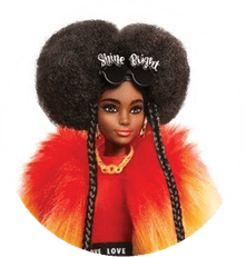Black Barbie PNG