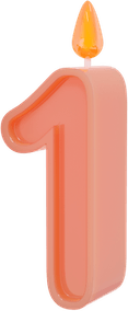 Number Candle PNG