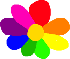 Rainbow Flower PNG