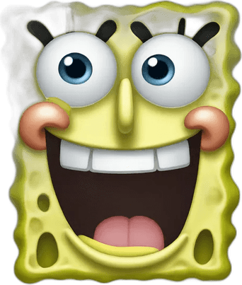 Smiling Spongebob PNG