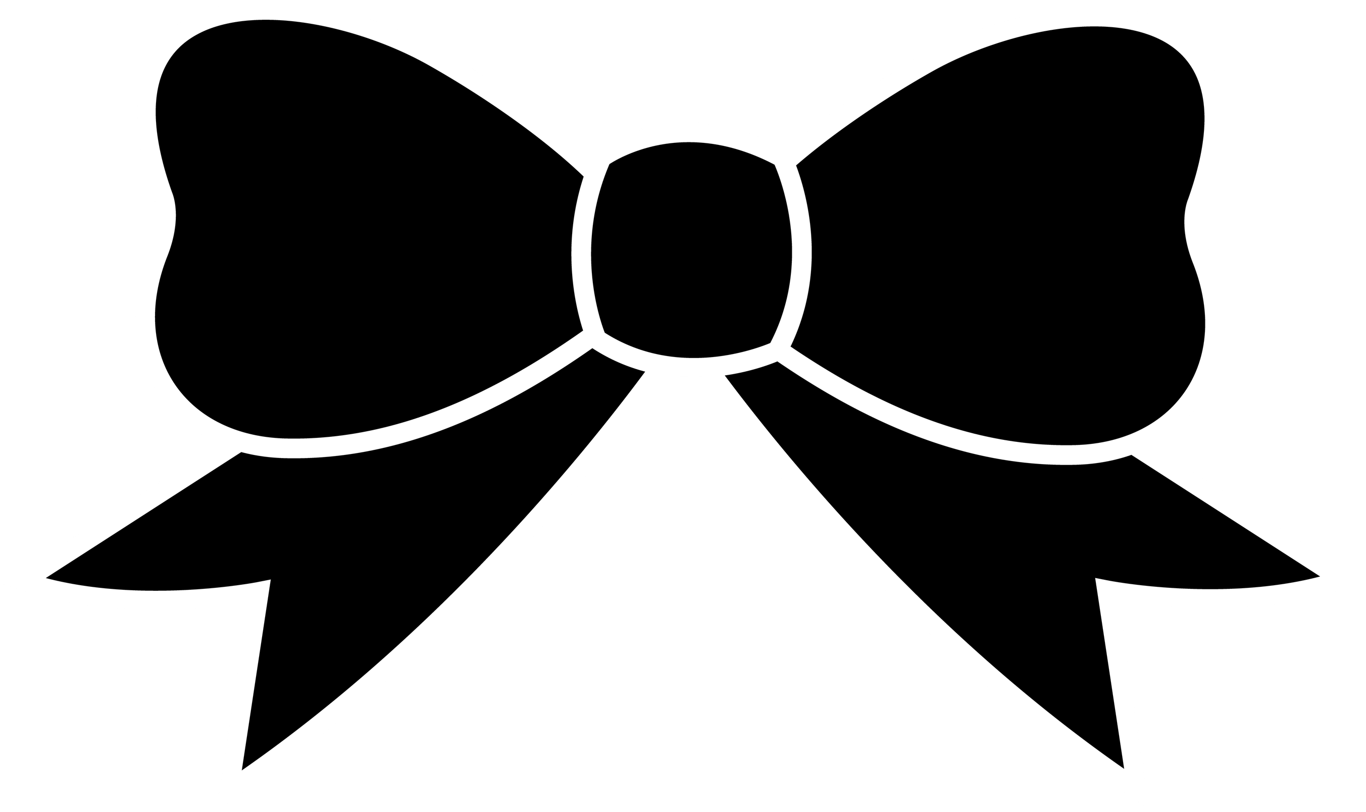 Black Bow PNG