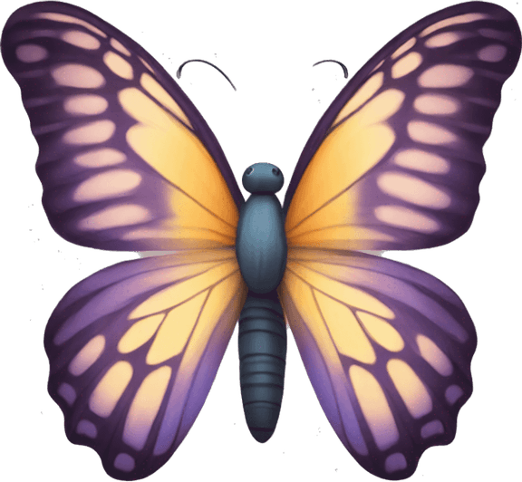 Butterfly Emoji PNG