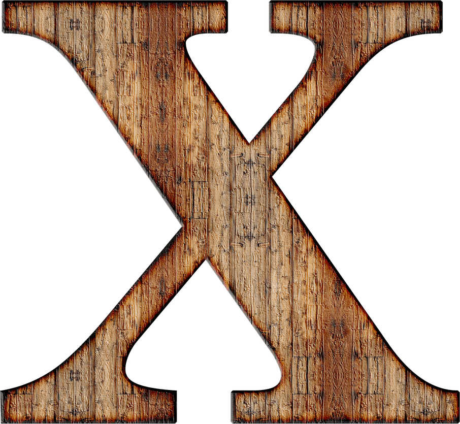 X Letter PNG