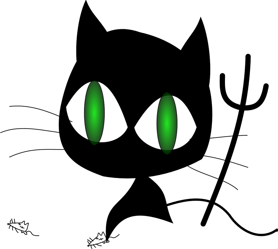 Evil Cat PNG