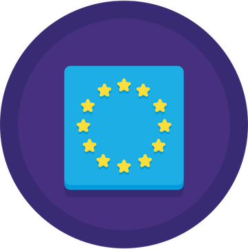 Europe Flag Circle PNG