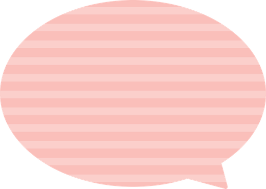 Pink Text Bubble PNG
