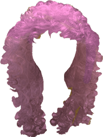 Pink Wig PNG