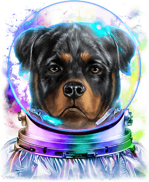 Astronaut Dog PNG