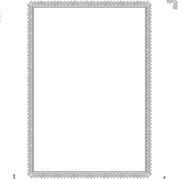 A4 Frame Border PNG