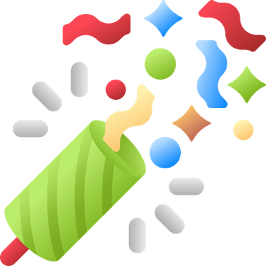 3d Confetti PNG
