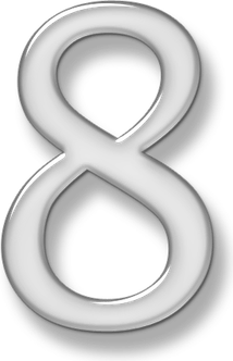 8 Number PNG