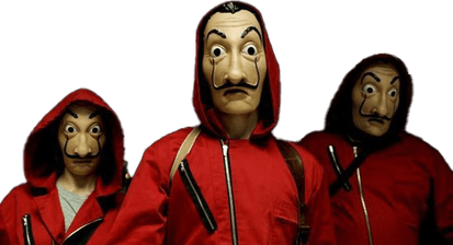 Money Heist Tv Series PNG