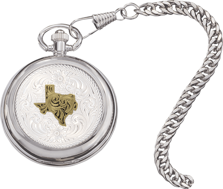 Pocket Watch With Chain PNG