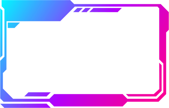Futuristic Border PNG