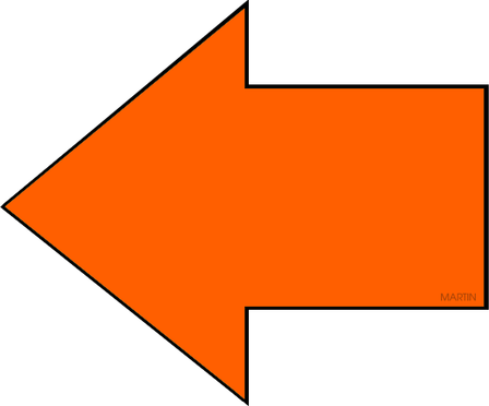 Orange Arrow PNG