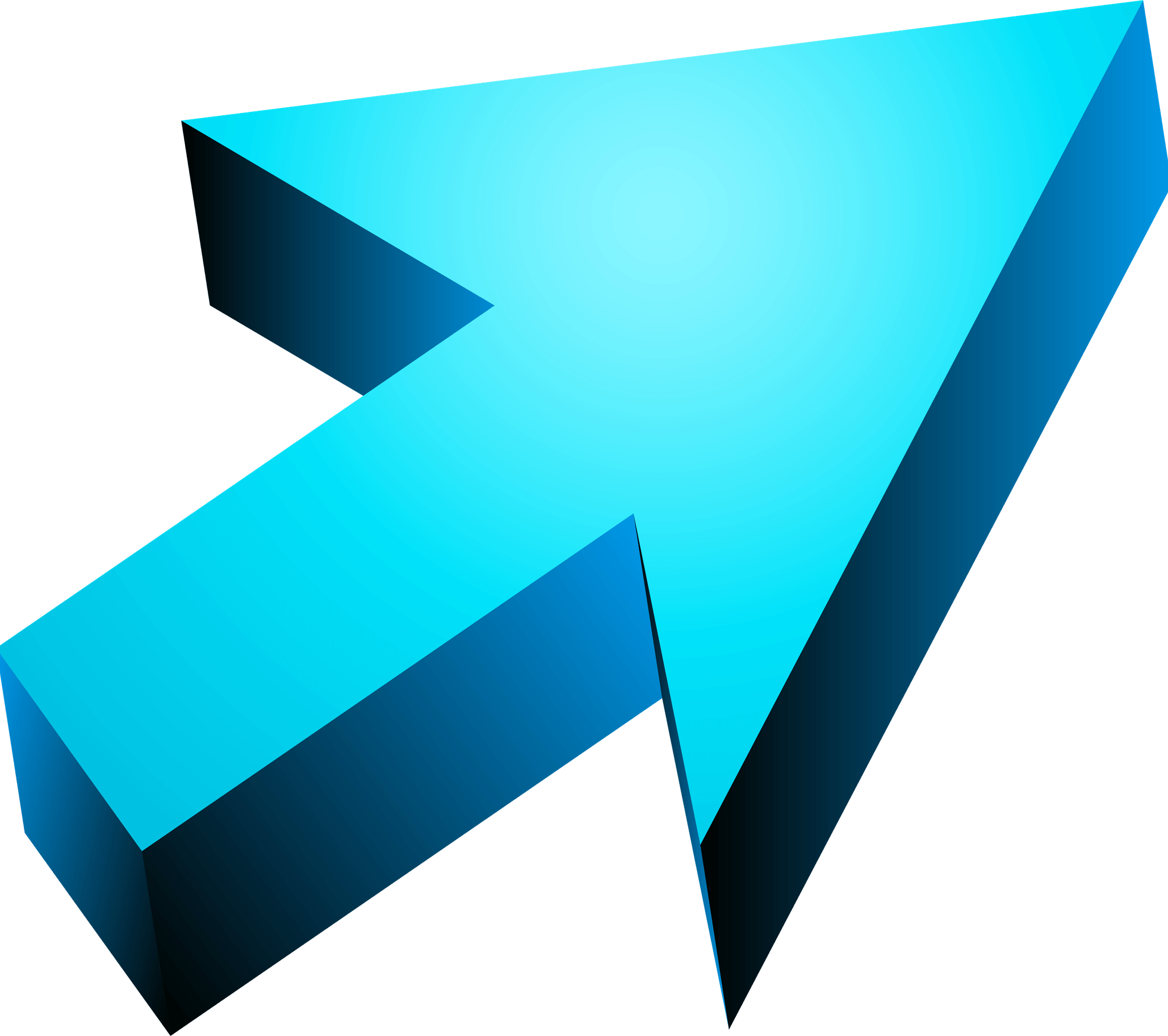 Blue Arrow PNG