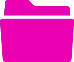 Pink Folder PNG