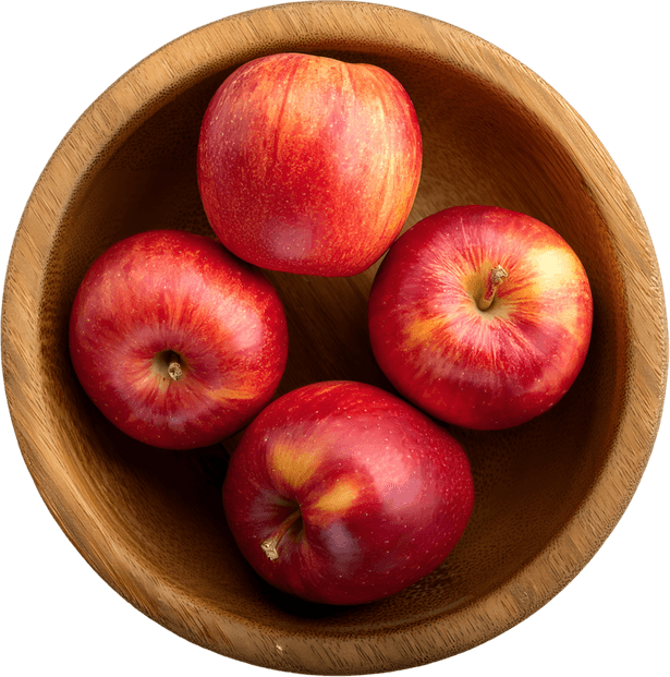 Apple Top View PNG