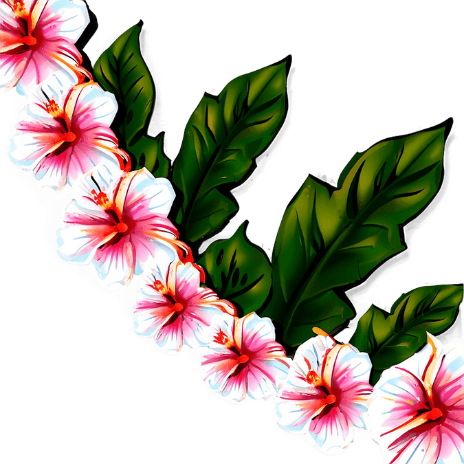 Hawaiian Border PNG