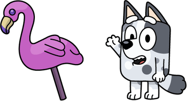 Muffin Bluey PNG