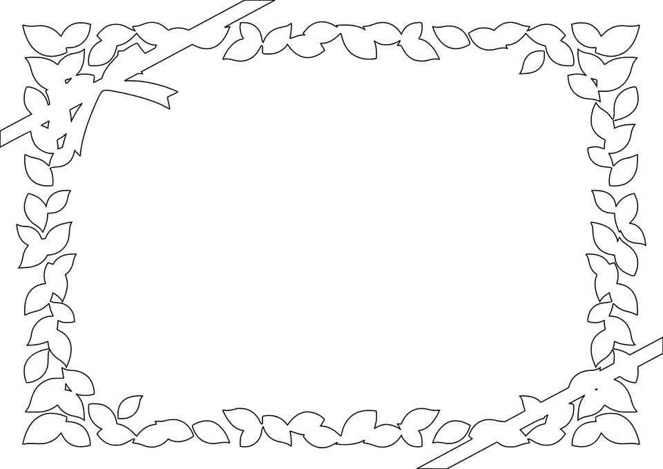 Page Border Landscape PNG