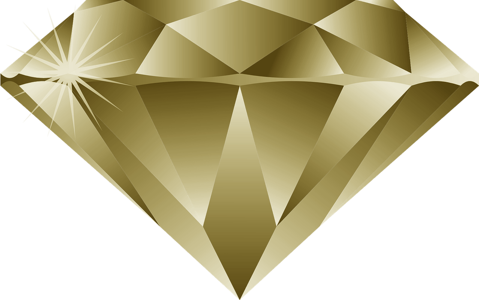 Gold Diamond PNG