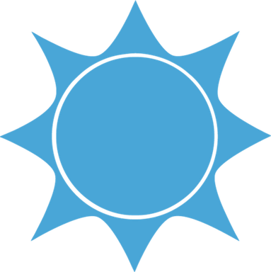 Blue Sun PNG