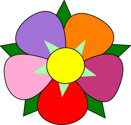 Five Petal Flower PNG