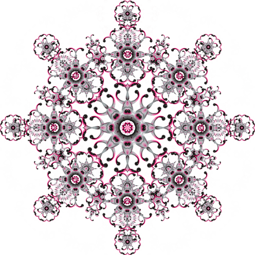 Pink Snowflake PNG