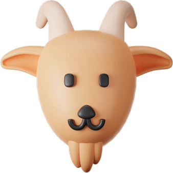 Goat Emoji PNG