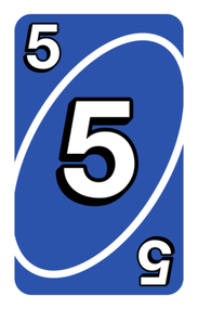 Blue Uno Reverse Card PNG