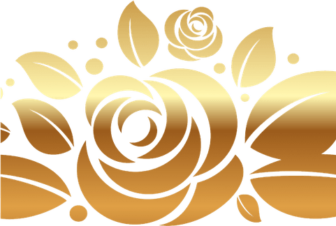 Golden Flower PNG