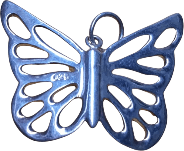 Butterfly Silver PNG
