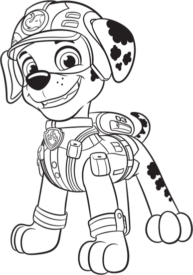Paw Patrol Marshall PNG