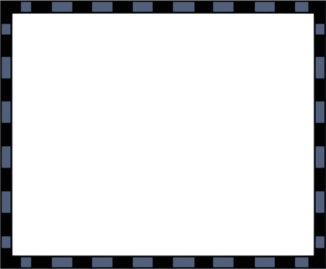Black Rectangle Border PNG