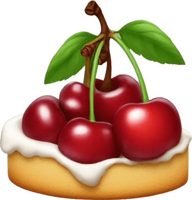 Cherry With Bow PNG