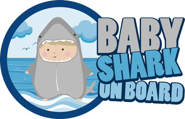 Baby Shark Azul PNG