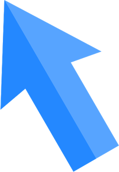 Royal Blue Arrow PNG