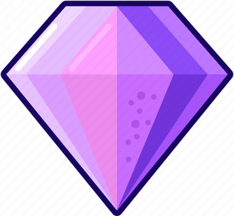 Purple Diamond PNG