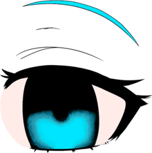 Blue Eyes Anime PNG