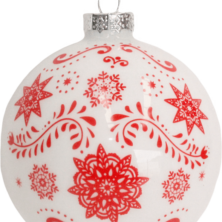Red Snowflake PNG