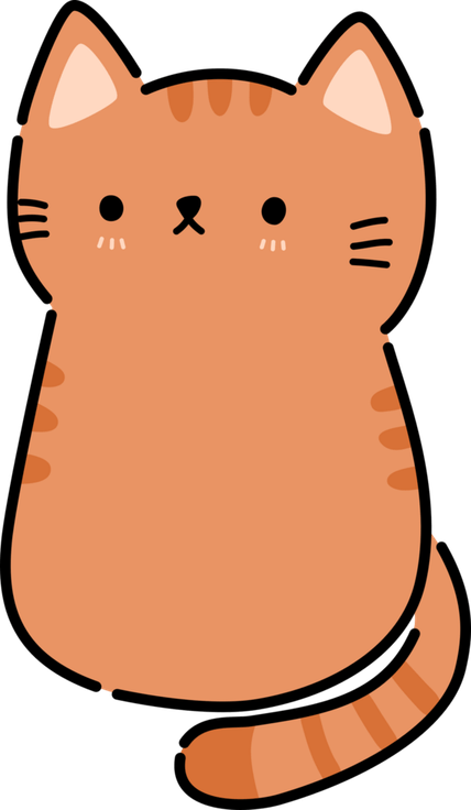 Orange Cat PNG
