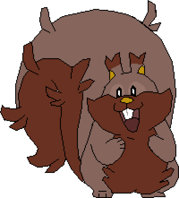 Greedent Pokemon PNG
