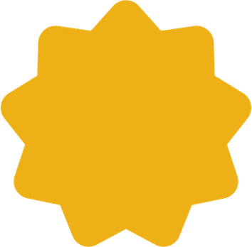 Round Star PNG