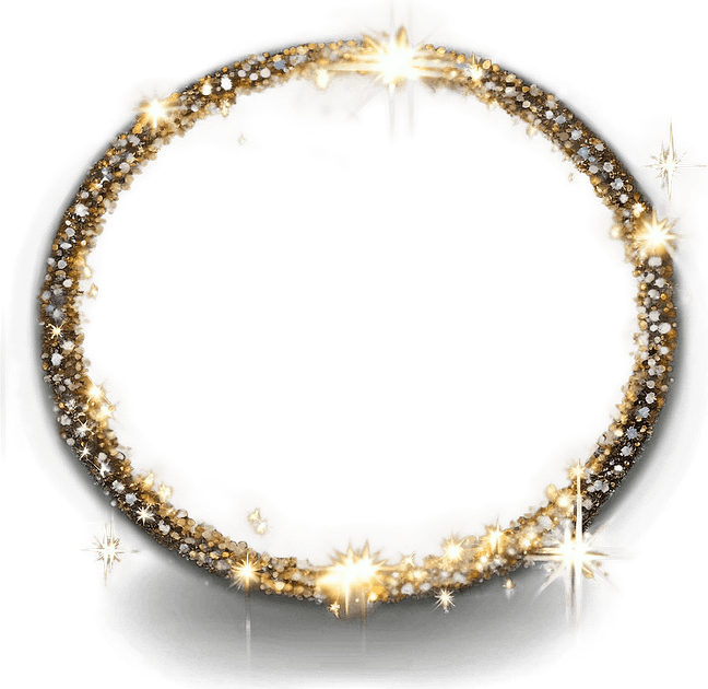 Glitter Circle PNG