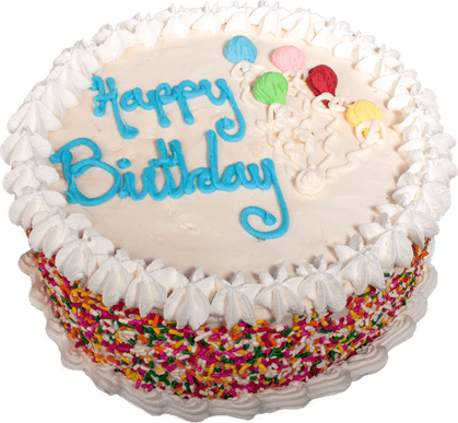 Cake And Balloon PNG