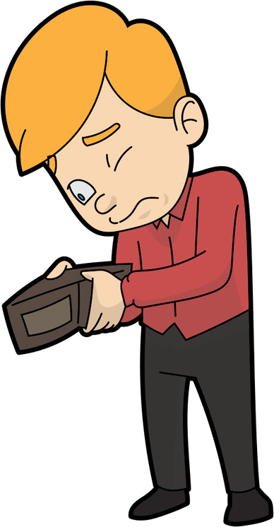 Guy With Money PNG