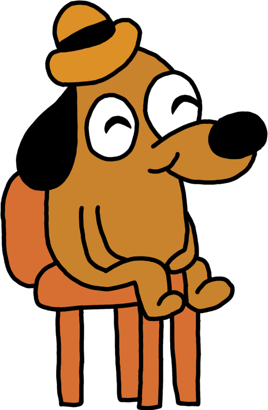 This Is Fine PNG