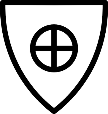 Shield With Cross PNG