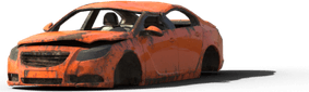 Destroyed Car PNG